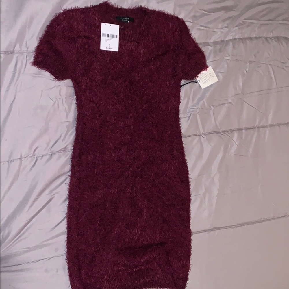 Knit mini dress